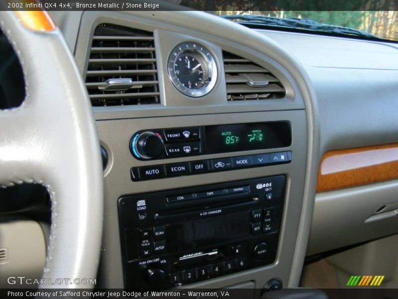 Controls of 2002 QX4 4x4