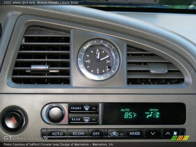 Controls of 2002 QX4 4x4