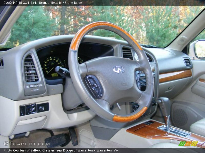 Stone Beige Interior - 2002 QX4 4x4 