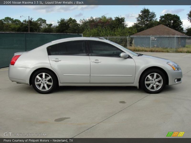 Liquid Silver Metallic / Black 2006 Nissan Maxima 3.5 SL