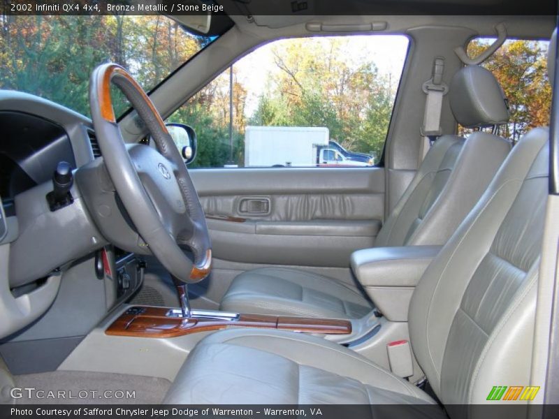  2002 QX4 4x4 Stone Beige Interior