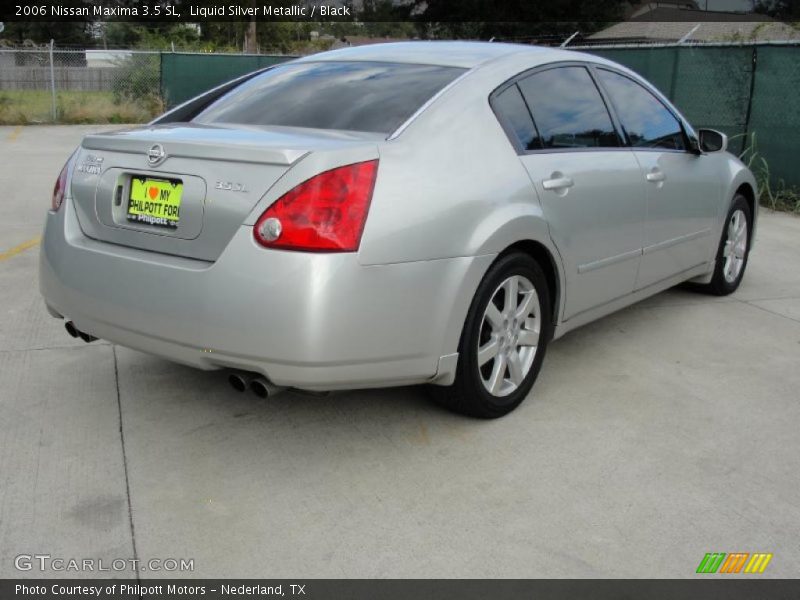 Liquid Silver Metallic / Black 2006 Nissan Maxima 3.5 SL