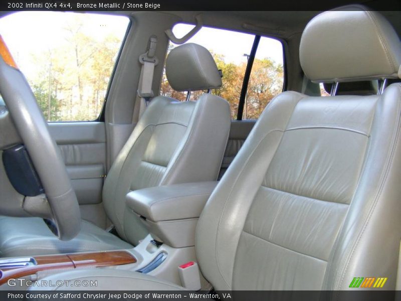  2002 QX4 4x4 Stone Beige Interior