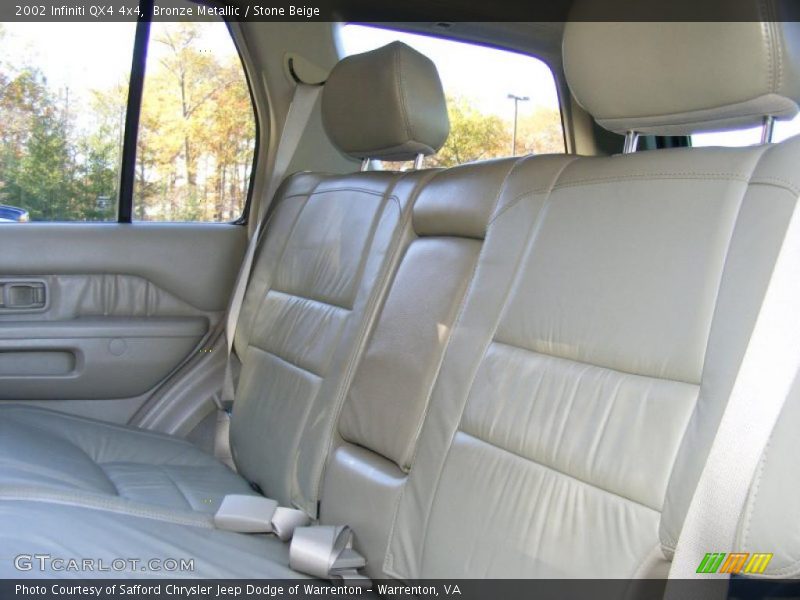  2002 QX4 4x4 Stone Beige Interior