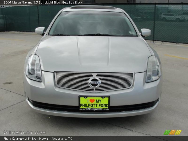 Liquid Silver Metallic / Black 2006 Nissan Maxima 3.5 SL