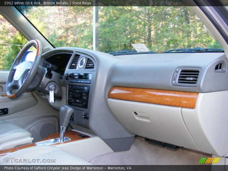  2002 QX4 4x4 Stone Beige Interior