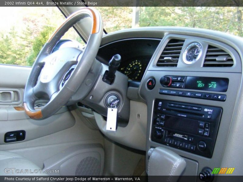  2002 QX4 4x4 Stone Beige Interior