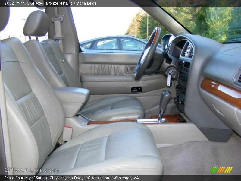  2002 QX4 4x4 Stone Beige Interior