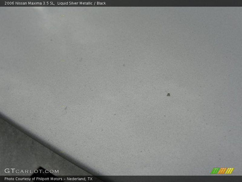 Liquid Silver Metallic / Black 2006 Nissan Maxima 3.5 SL