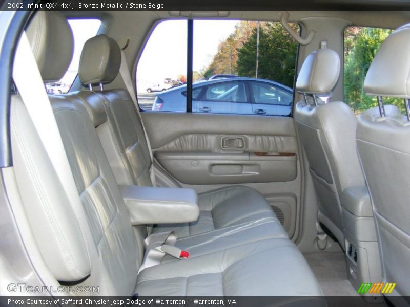  2002 QX4 4x4 Stone Beige Interior