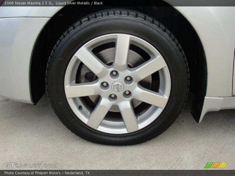 Liquid Silver Metallic / Black 2006 Nissan Maxima 3.5 SL