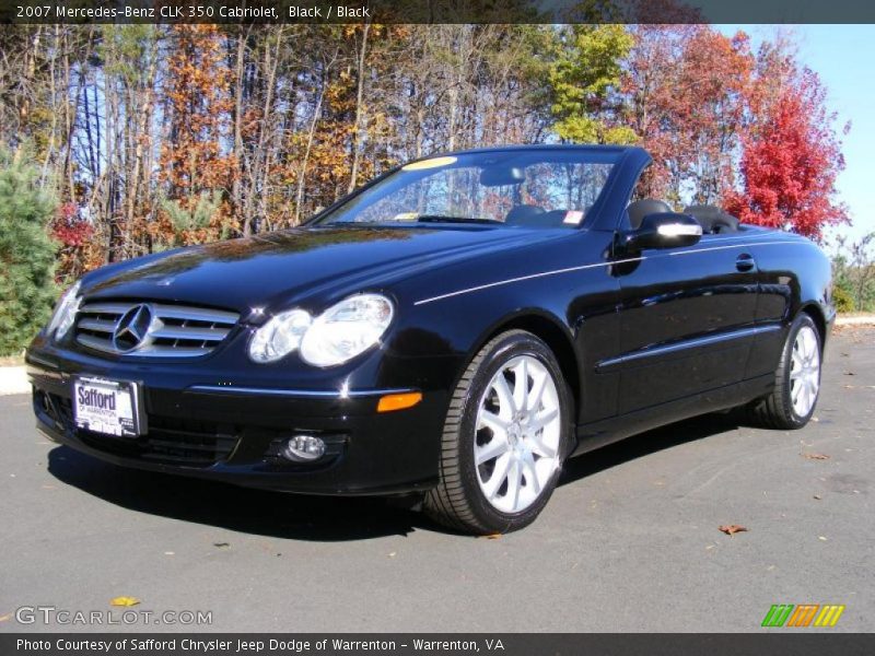  2007 CLK 350 Cabriolet Black