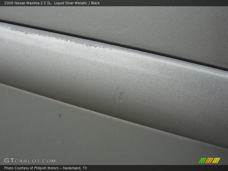 Liquid Silver Metallic / Black 2006 Nissan Maxima 3.5 SL