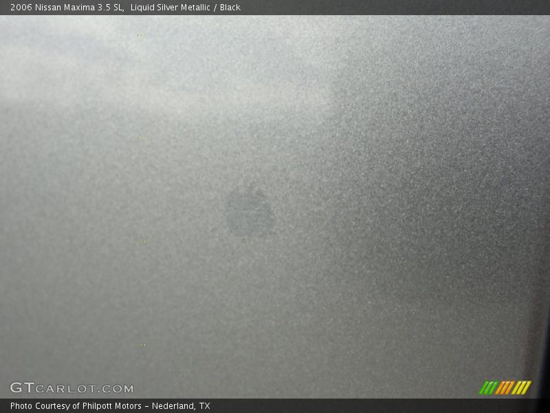 Liquid Silver Metallic / Black 2006 Nissan Maxima 3.5 SL
