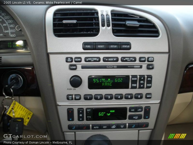 Ceramic White Pearlescent / Camel 2005 Lincoln LS V8