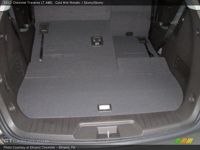 Gold Mist Metallic / Ebony/Ebony 2011 Chevrolet Traverse LT AWD