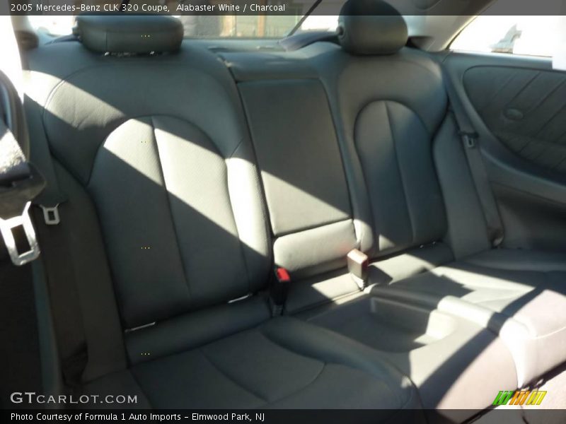 Alabaster White / Charcoal 2005 Mercedes-Benz CLK 320 Coupe