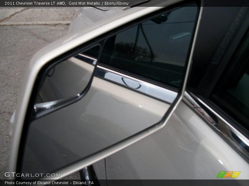 Gold Mist Metallic / Ebony/Ebony 2011 Chevrolet Traverse LT AWD