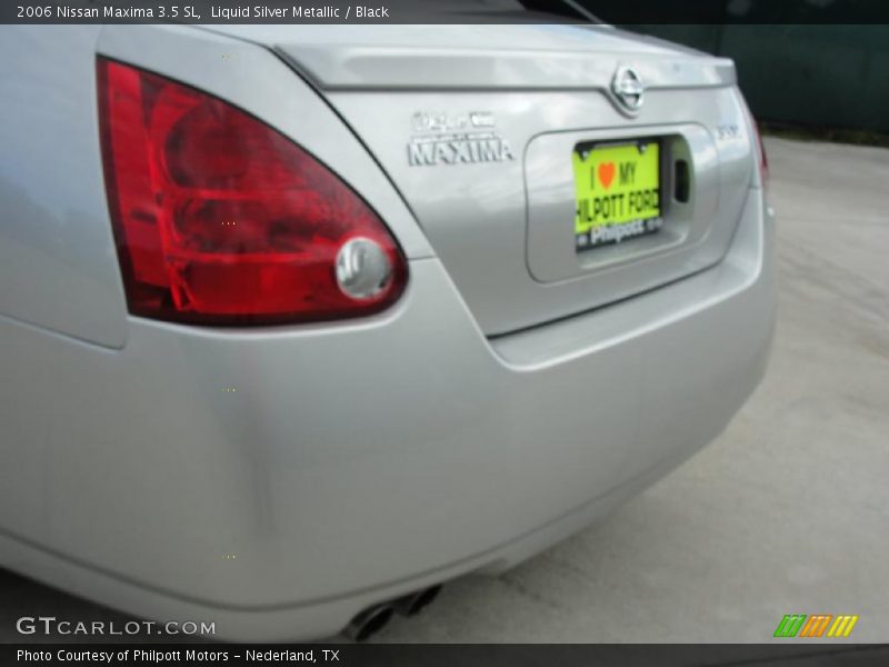 Liquid Silver Metallic / Black 2006 Nissan Maxima 3.5 SL