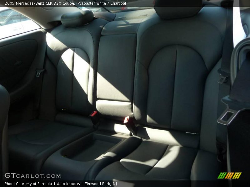Alabaster White / Charcoal 2005 Mercedes-Benz CLK 320 Coupe