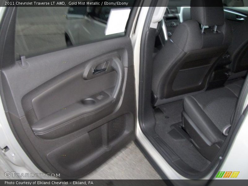 Gold Mist Metallic / Ebony/Ebony 2011 Chevrolet Traverse LT AWD