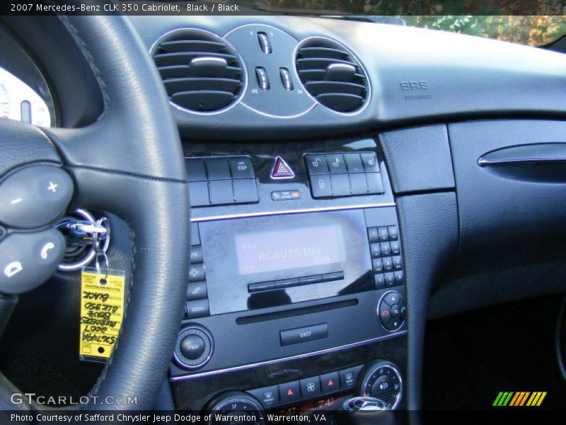 Black / Black 2007 Mercedes-Benz CLK 350 Cabriolet