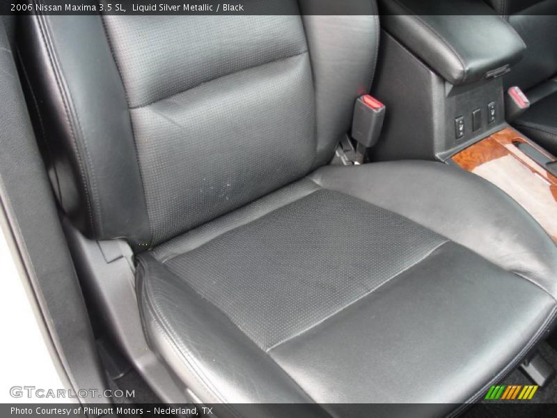Liquid Silver Metallic / Black 2006 Nissan Maxima 3.5 SL