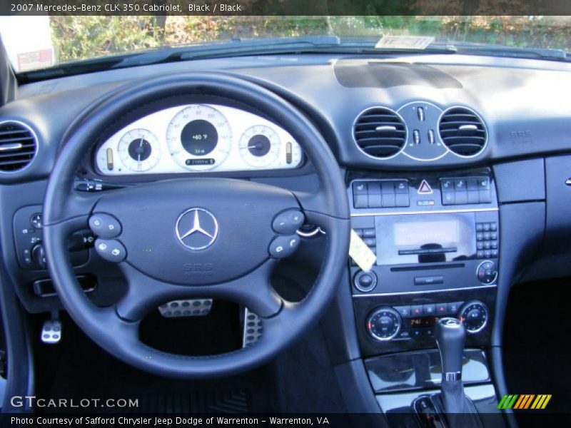 Dashboard of 2007 CLK 350 Cabriolet