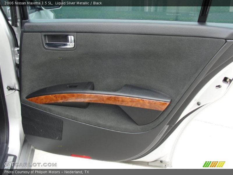 Liquid Silver Metallic / Black 2006 Nissan Maxima 3.5 SL
