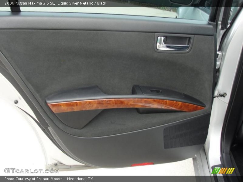 Liquid Silver Metallic / Black 2006 Nissan Maxima 3.5 SL