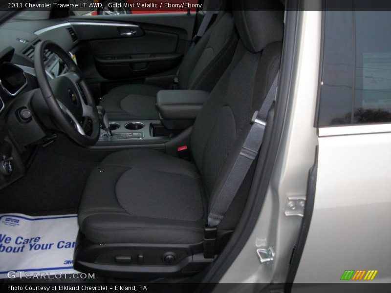 Gold Mist Metallic / Ebony/Ebony 2011 Chevrolet Traverse LT AWD