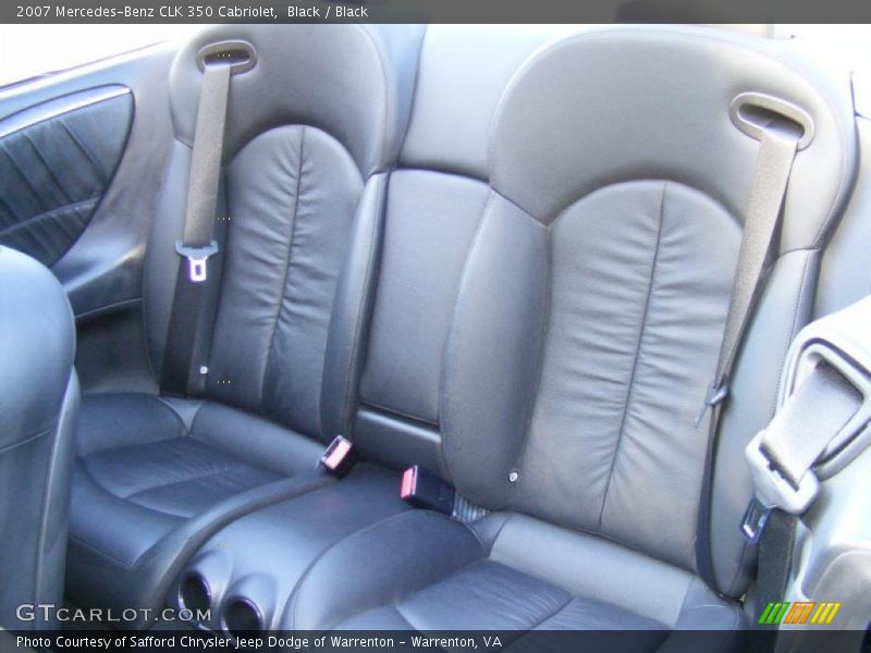 Black / Black 2007 Mercedes-Benz CLK 350 Cabriolet