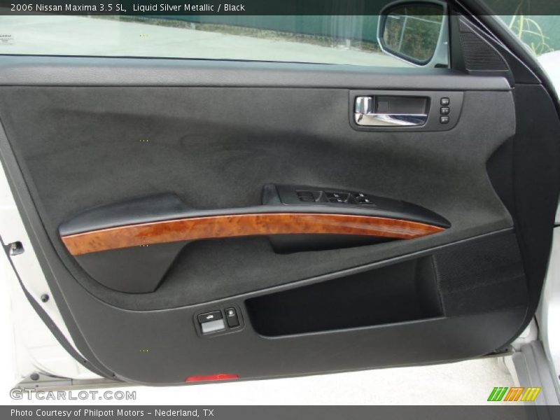 Liquid Silver Metallic / Black 2006 Nissan Maxima 3.5 SL