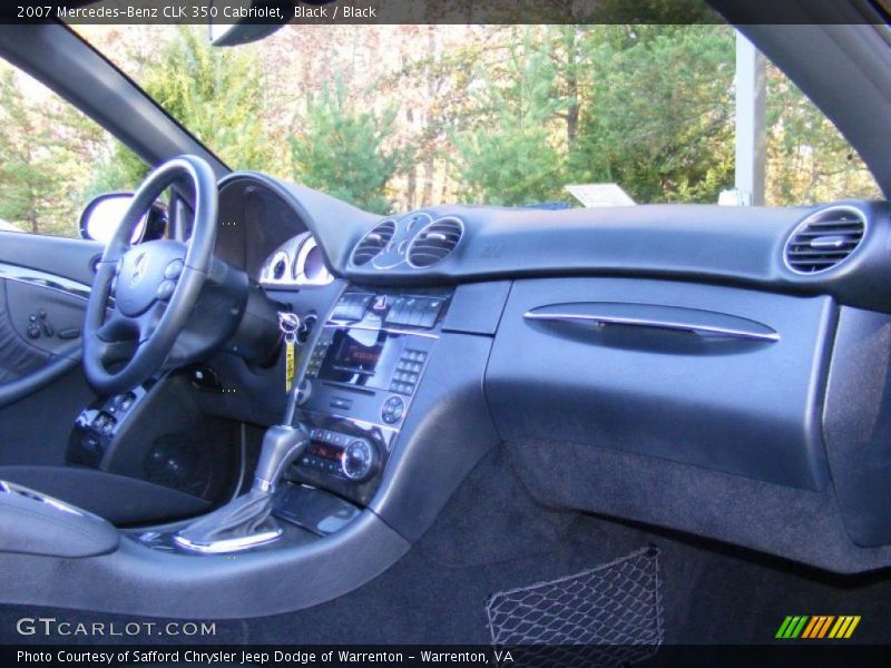  2007 CLK 350 Cabriolet Black Interior