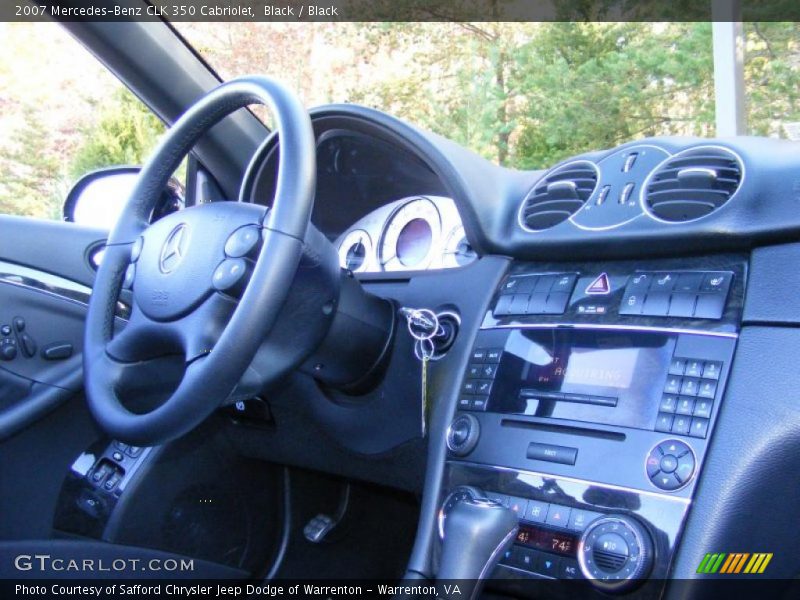 Black / Black 2007 Mercedes-Benz CLK 350 Cabriolet