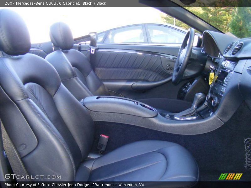  2007 CLK 350 Cabriolet Black Interior