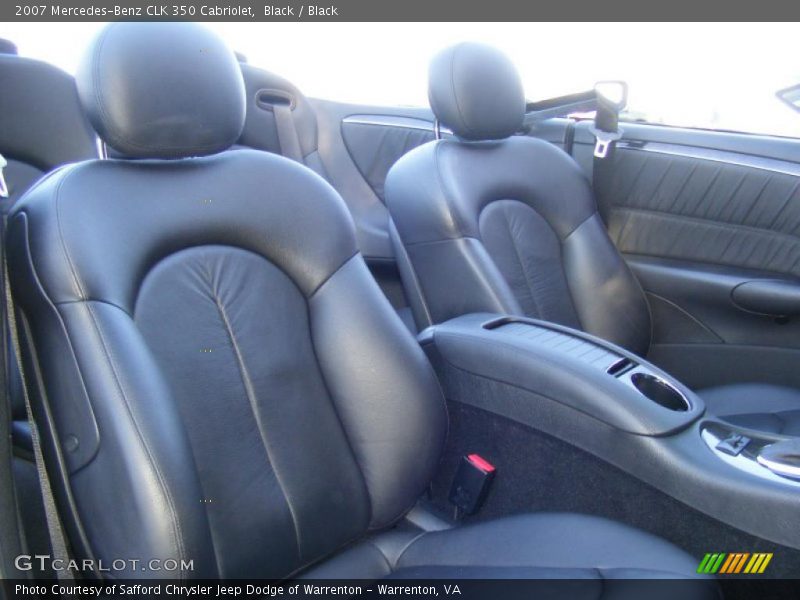Black / Black 2007 Mercedes-Benz CLK 350 Cabriolet