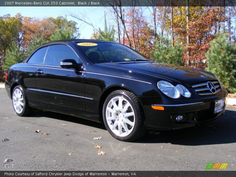Front 3/4 View of 2007 CLK 350 Cabriolet