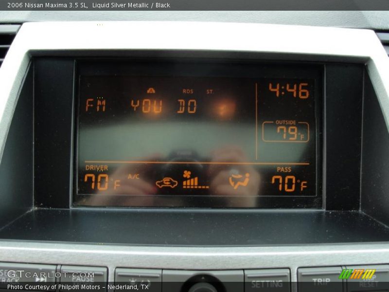 Liquid Silver Metallic / Black 2006 Nissan Maxima 3.5 SL