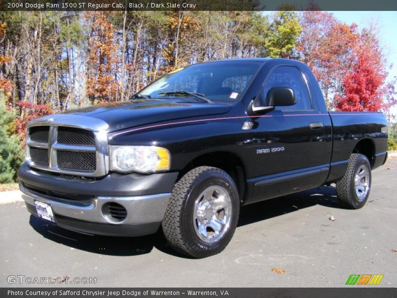 Black / Dark Slate Gray 2004 Dodge Ram 1500 ST Regular Cab
