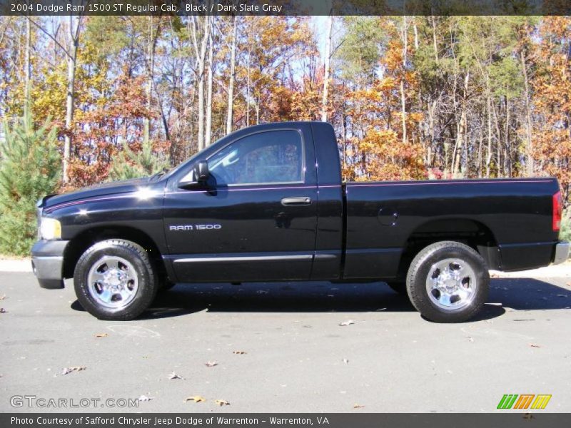 Black / Dark Slate Gray 2004 Dodge Ram 1500 ST Regular Cab