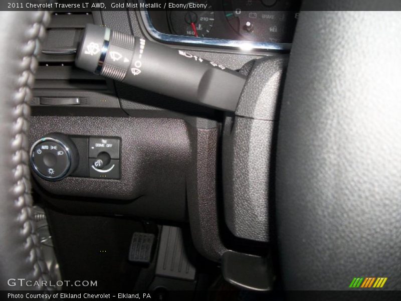 Gold Mist Metallic / Ebony/Ebony 2011 Chevrolet Traverse LT AWD