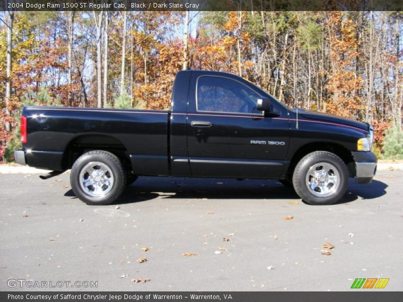 Black / Dark Slate Gray 2004 Dodge Ram 1500 ST Regular Cab