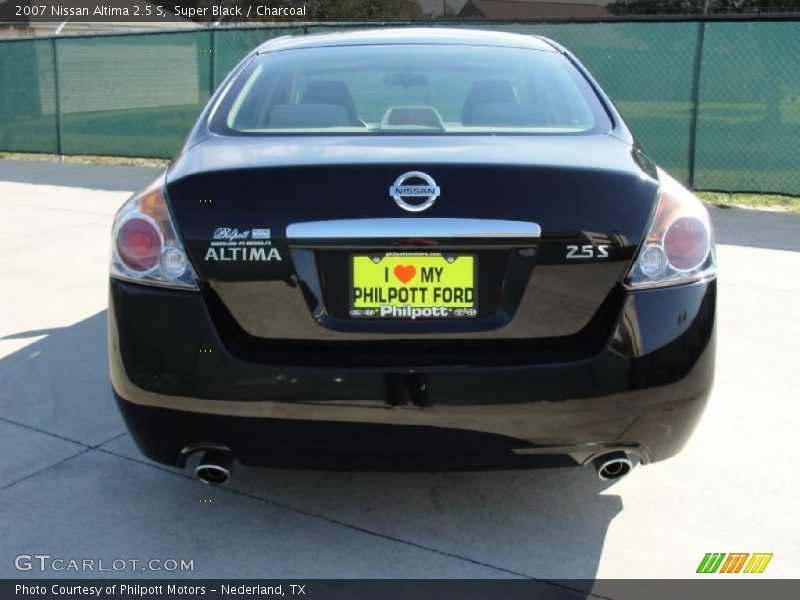 Super Black / Charcoal 2007 Nissan Altima 2.5 S