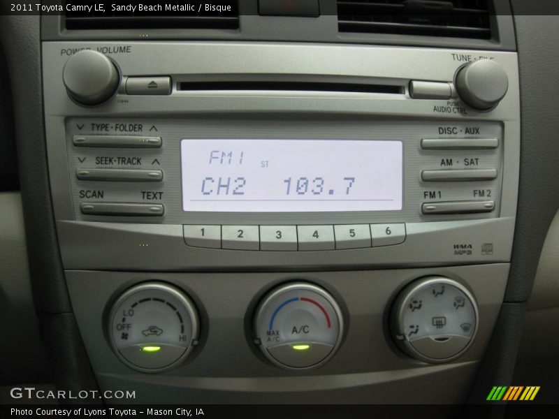 Sandy Beach Metallic / Bisque 2011 Toyota Camry LE