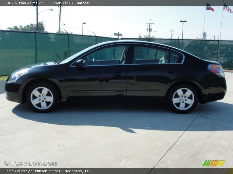 Super Black / Charcoal 2007 Nissan Altima 2.5 S