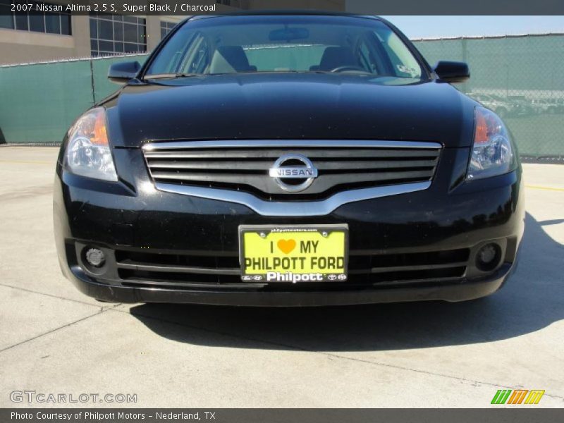 Super Black / Charcoal 2007 Nissan Altima 2.5 S