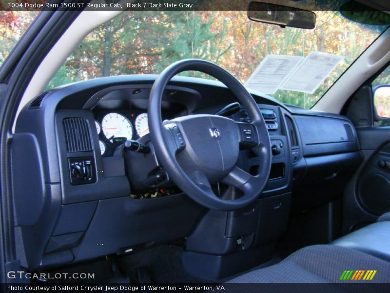 Black / Dark Slate Gray 2004 Dodge Ram 1500 ST Regular Cab