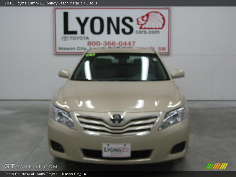 Sandy Beach Metallic / Bisque 2011 Toyota Camry LE