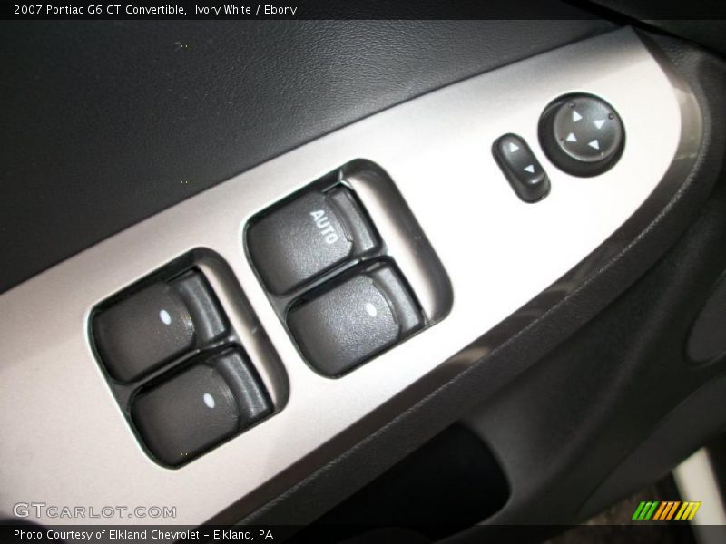 Ivory White / Ebony 2007 Pontiac G6 GT Convertible